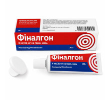 Финалгон 4 мг 25 мг мазь 20 г