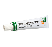 Тетрациклін 3% 15 г мазь зовнішня