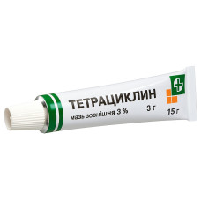 Тетрациклін 3% 15 г мазь зовнішня — ціна та фото, наявність та доставка по Україні | Apteka One Тетрациклін 3% 15 г мазь зовнішня — фото упаковки, купити в Україні class=